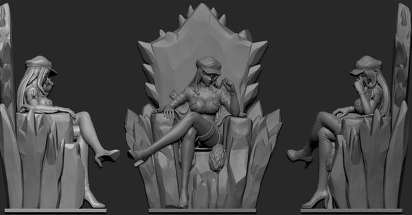 Esdeath - Akame Ga Kill 3D Model Ready to Print