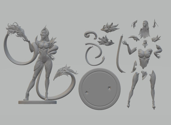 Evelynn from League of Legends Figures STL Ready to Print