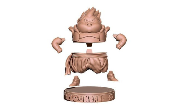 Fat Gotenks - Dragon Ball Z 3D Model Ready to Print