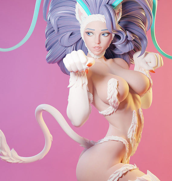 Felicia Cat Woman Figures STL Ready to Print