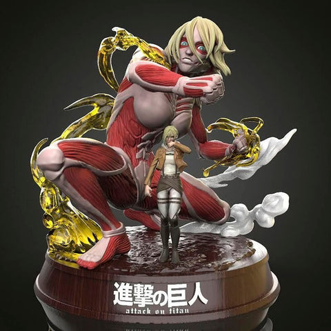 Female Titan Attack on Titan 3D Model Ready to Print