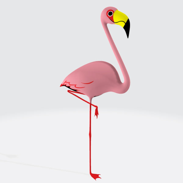 Flamingo Bird Animal 3D Model Ready to Print