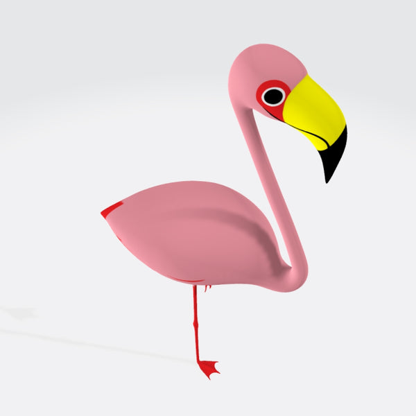 Flamingo Bird Animal 3D Model Ready to Print