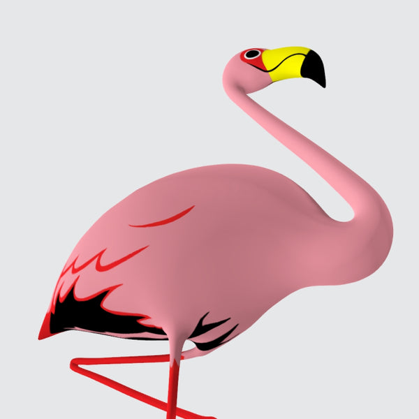 Flamingo Bird Animal 3D Model Ready to Print