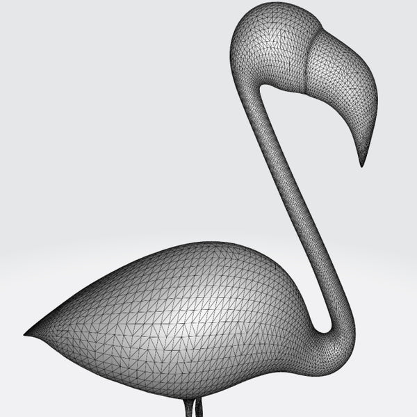 Flamingo Bird Animal 3D Model Ready to Print