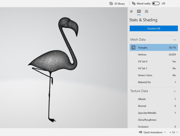 Flamingo Bird Animal 3D Model Ready to Print