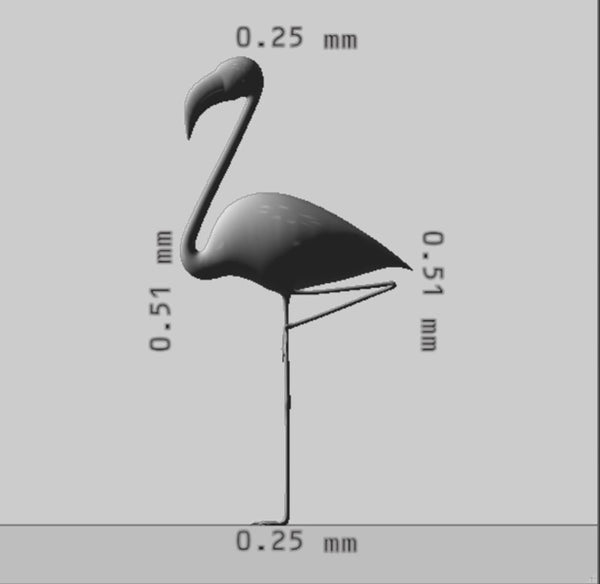 Flamingo Bird Animal 3D Model Ready to Print