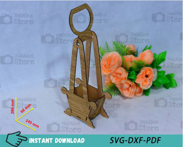 Flower Hanging Basket MDF 3mm Laser Cut Files