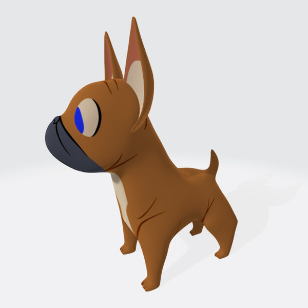 French Bulldog 3D Model Ready to Print