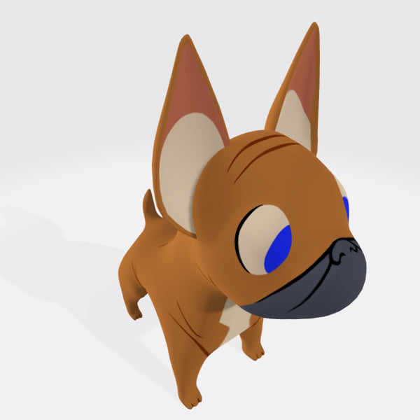 French Bulldog 3D Model Ready to Print