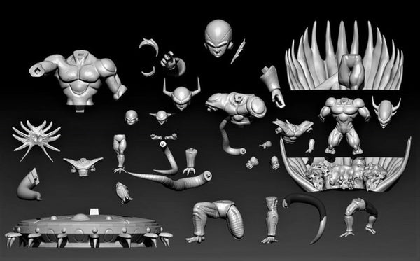 Frieza Evolutions 3D Model Ready to Print
