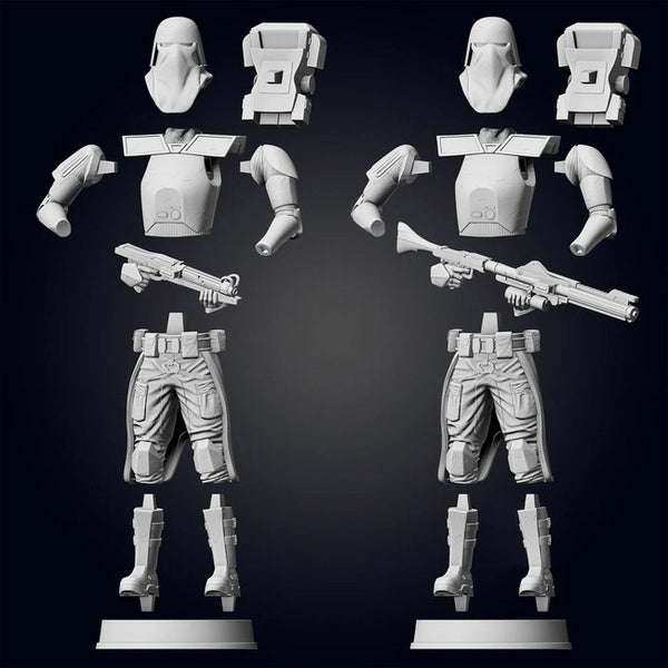 Galactic Marines 3D Model Ready to Print