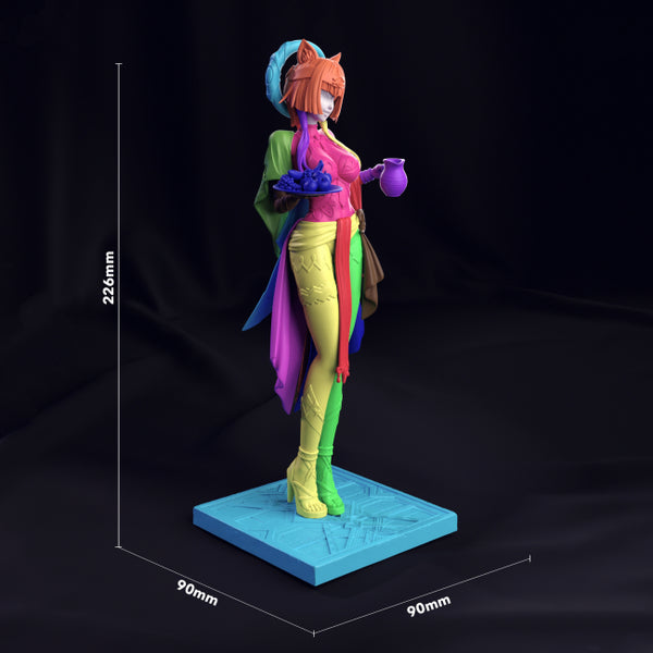 Genshin Candace Figure 3D Model STL Ready to Print