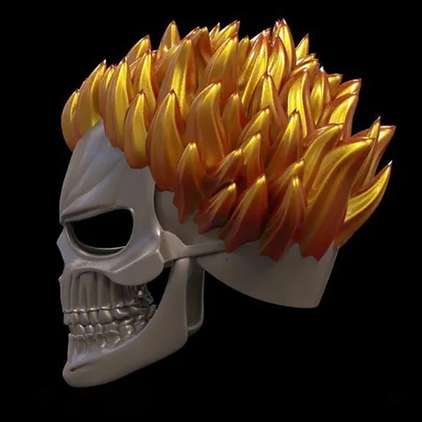 Ghost Rider Helmet 3D Model Ready to Print STL