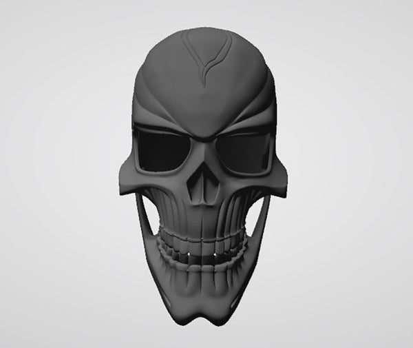 Ghost Rider Helmet 3D Model Ready to Print STL