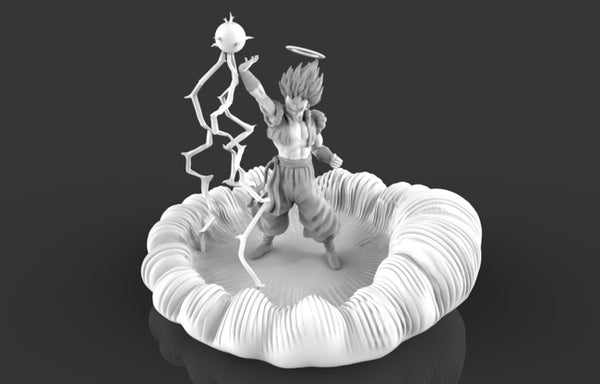 Gogeta Dragon Ball Z 3D Model Ready to Print