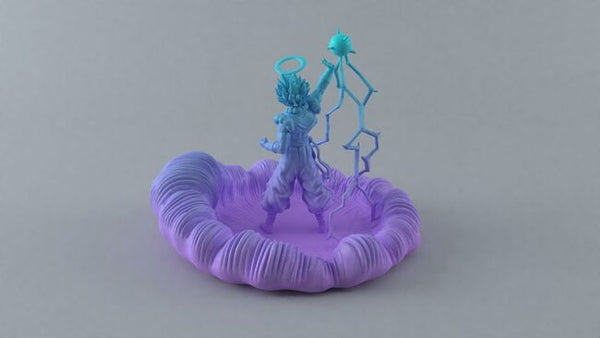 Gogeta Dragon Ball Z 3D Model Ready to Print