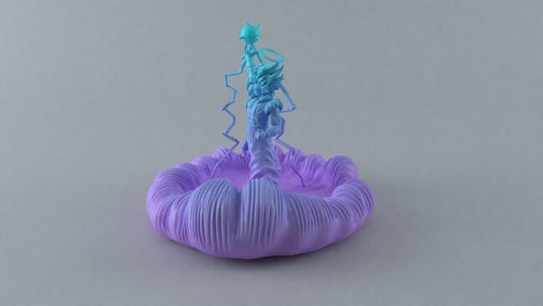 Gogeta Dragon Ball Z 3D Model Ready to Print