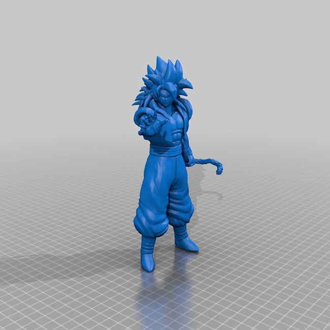 Gogeta Figure 3D Model Ready to Print