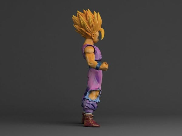 Gohan Super Saiyan II 3D Model Ready to Print