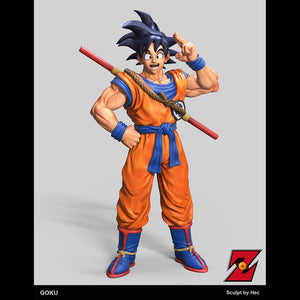 Goku Dragon Ball Z 3D Model Ready to Print