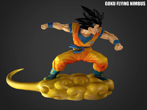 Goku Flying Nimbus 3D Model Ready to Print