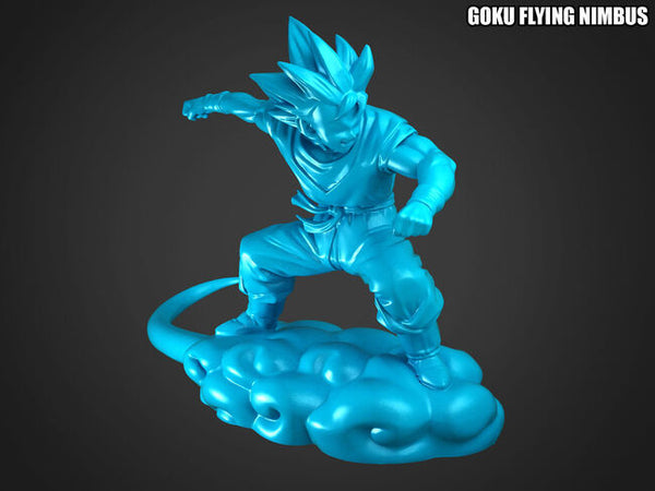 Goku Flying Nimbus 3D Model Ready to Print