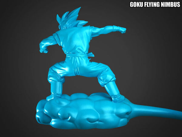 Goku Flying Nimbus 3D Model Ready to Print