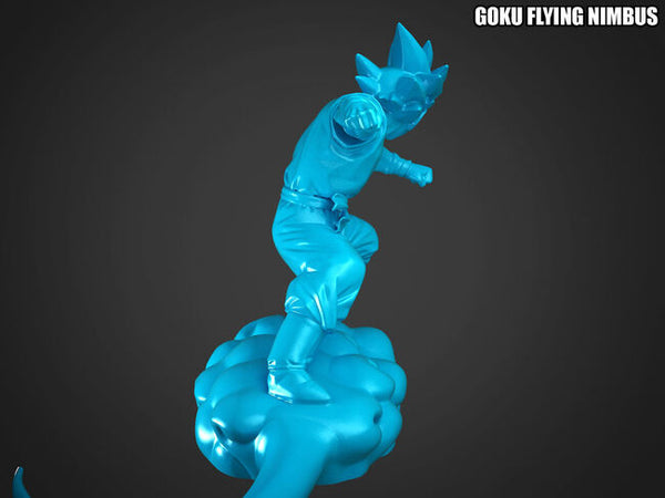 Goku Flying Nimbus 3D Model Ready to Print
