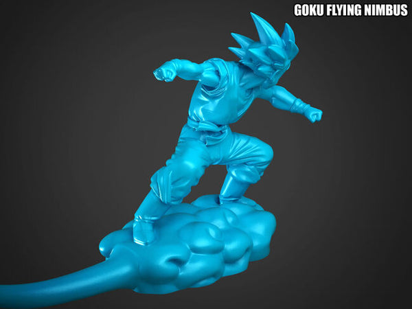 Goku Flying Nimbus 3D Model Ready to Print