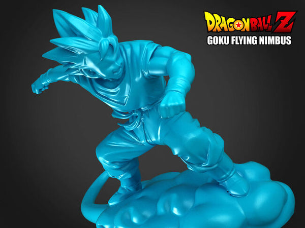 Goku Flying Nimbus 3D Model Ready to Print