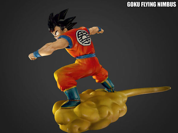 Goku Flying Nimbus 3D Model Ready to Print