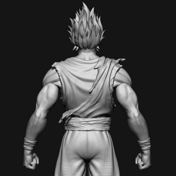 Goku Super Saiyan 3D Model Ready to Print