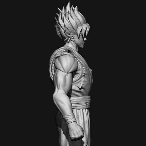 Goku Super Saiyan 3D Model Ready to Print