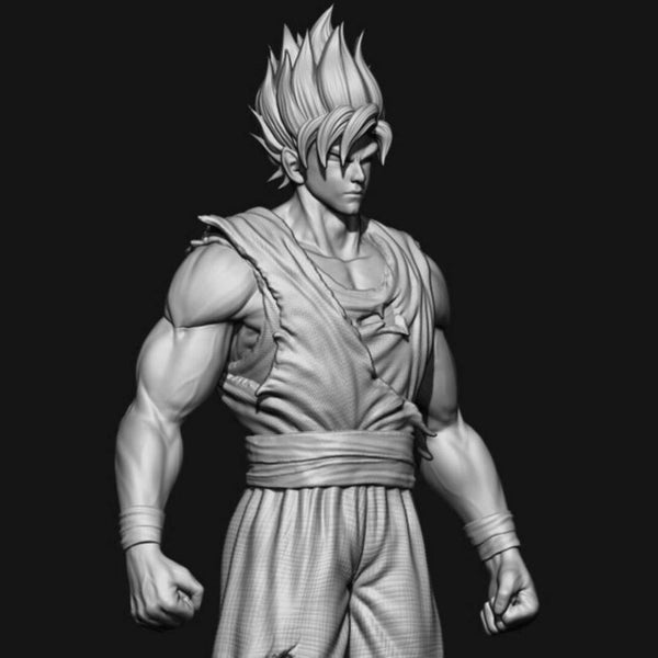 Goku Super Saiyan 3D Model Ready to Print