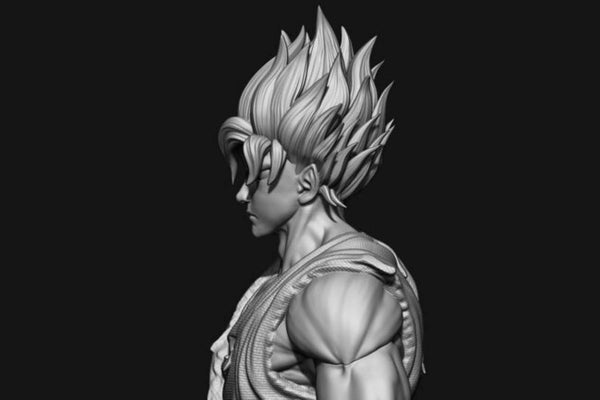 Goku Super Saiyan 3D Model Ready to Print