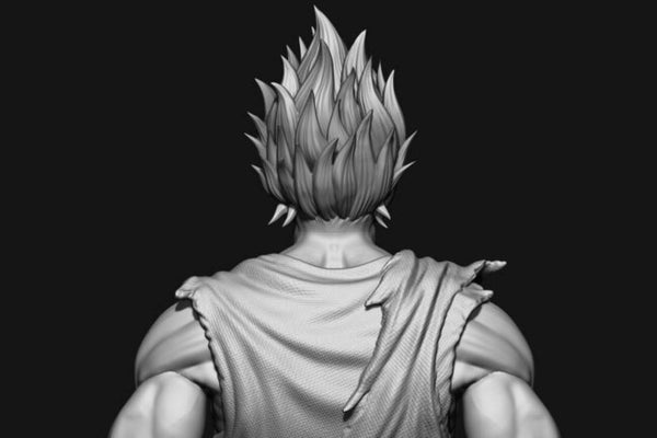 Goku Super Saiyan 3D Model Ready to Print