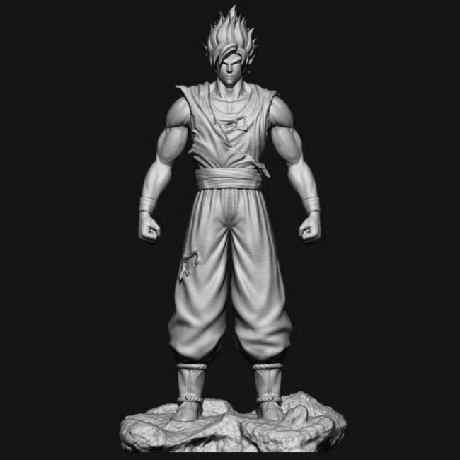 Goku Super Saiyan 3D Model Ready to Print