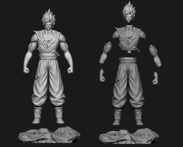 Goku Super Saiyan 3D Model Ready to Print