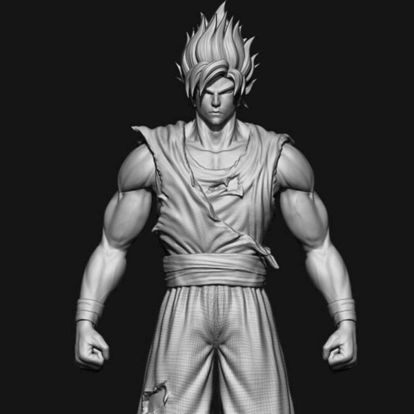 Goku Super Saiyan 3D Model Ready to Print