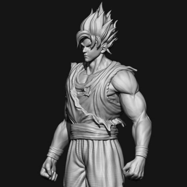 Goku Super Saiyan 3D Model Ready to Print