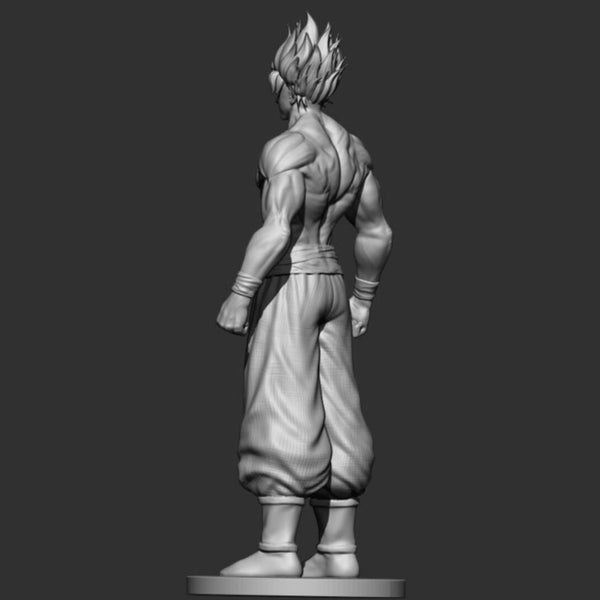 Goku Super Saiyan V2 3D Model Ready to Print