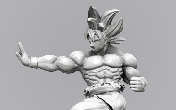 Goku Ultra Instinct 3D Model Ready to Print