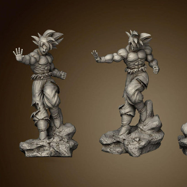 Goku Ultra Instinct 3D Model Ready to Print
