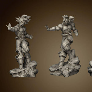 Goku Ultra Instinct 3D Model Ready to Print