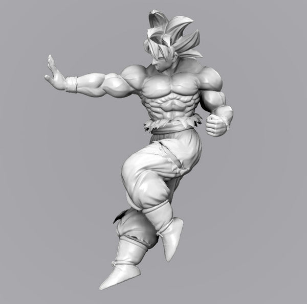 Goku Ultra Instinct 3D Model Ready to Print