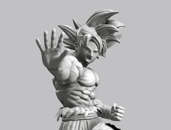 Goku Ultra Instinct 3D Model Ready to Print