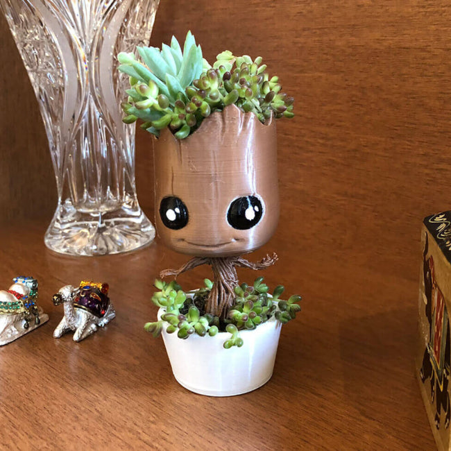 Groot Baby Cartoon Pot 3D Model Ready to Print STL