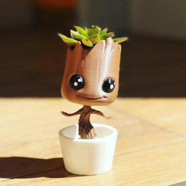 Groot Baby Cartoon Pot 3D Model Ready to Print STL