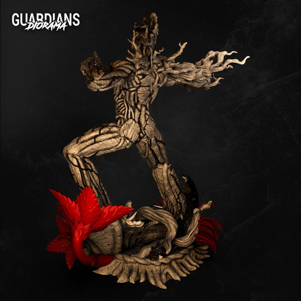 Groot Statues 3D Model Ready to Print STL